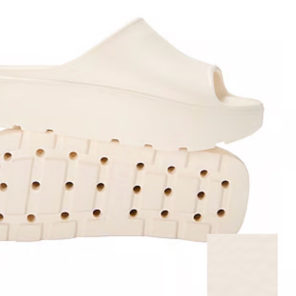Victoria's Secret White Slide Sandals